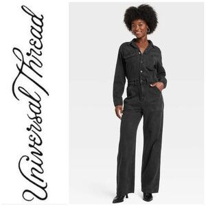 Utility Baggy Denim Jumpsuit
